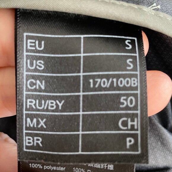 BMW Casual Full Zip Waterproof 100% Poly Hooded Jacket Sage Grn Dk Gry Sz S NWOT - Picture 12 of 15